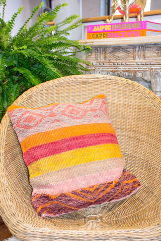 Sunbaked Clay Frazada Pillow Cover