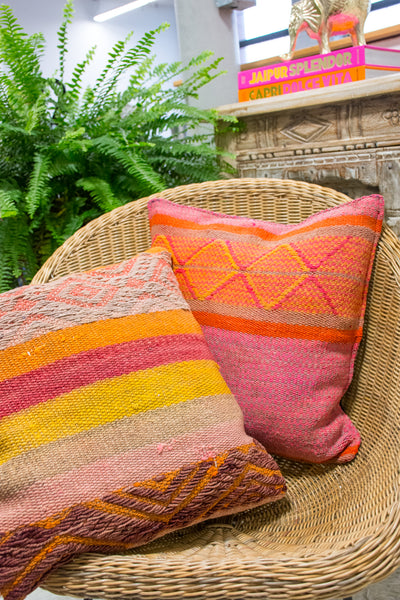 Sunbaked Clay Frazada Pillow Cover