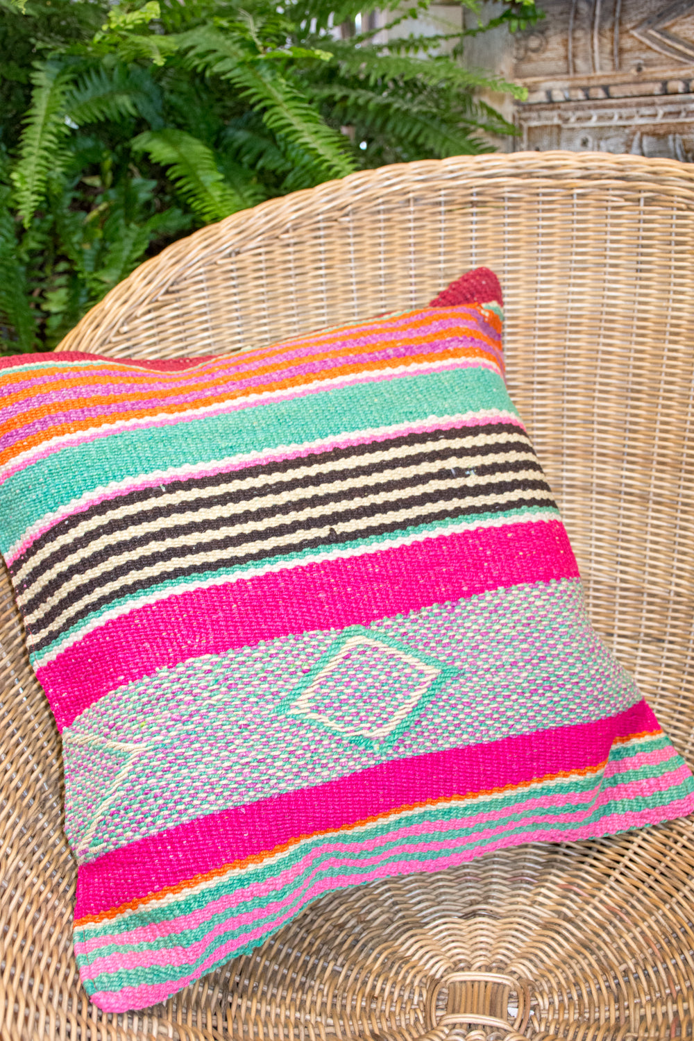 Mesa Pink Frazada Pillow Cover