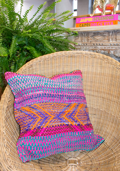 Siesta Rose Frazada Pillow Cover
